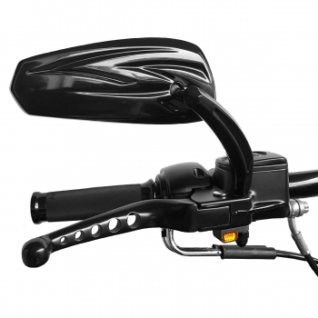 Nasty Lights LED Armaturenblinker - short - schwarz eloxiert oder Aluminium gebürstet - für Harley Davidson DYNA / FXR