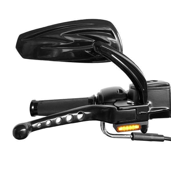 Nasty Lights LED Armaturenblinker - long - schwarz eloxiert oder Aluminium gebürstet - für KTM Modelle