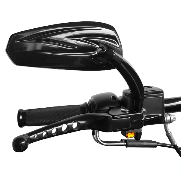 Nasty Lights LED Armaturenblinker - short - schwarz eloxiert oder Aluminium gebürstert - für Harley Davidson SOFTAIL